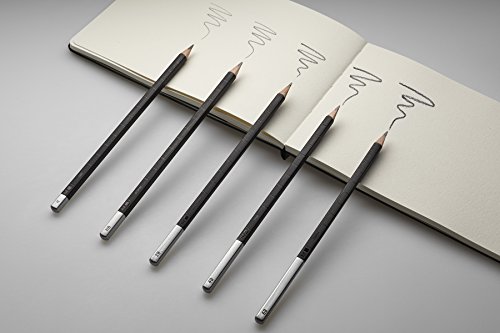 Set de 5 lápices de grafito Moleskine miniatura 6