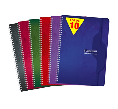 Cahier Calligraphe 210x297 grand format grand cahier A4 100 pages