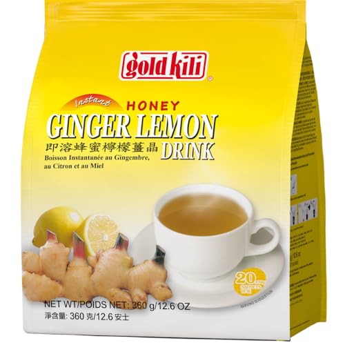 Gold Kili Instant Honey Ginger And Lemon Drink,360G 20 Sachets