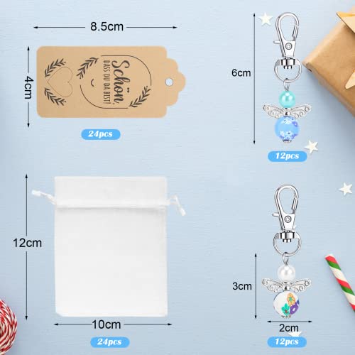 Umllpet Bomboniere Battesimo, 24 Pezzi Angelo