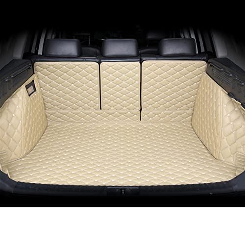 Tapis de coffre voiture de qualite superieure Kia Carens beige 2013-2016