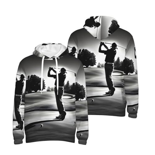 Sweat à capuche golf ample et confortable pour affronter la fraîcheur avec style - 6