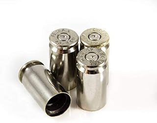 Hollow-Point Gear Silver Bullet Valve Caps - Metal Bullet Valve Caps for Cars