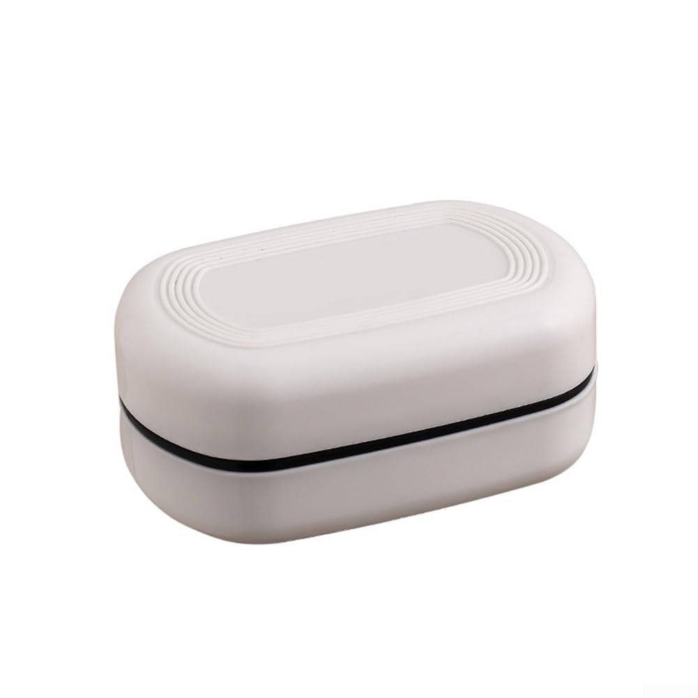 ARMYJY Travel Soap Cases,Lid Reusable Soap Box, Portable Soap Box for Home, Bathroom,Business Travel, Hiking(White)