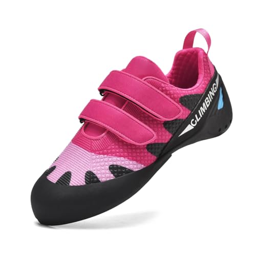 Mens Womens Rock Climbing Sport Shoes Lightweight Breathable Non-Slip Low-Volume Bouldering Trainer4