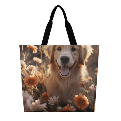 Dusk Dolphin Tote Bag for Women - Reusable Foldable Grocery Shopping Bag, Crossbody Shoulder Handbag3