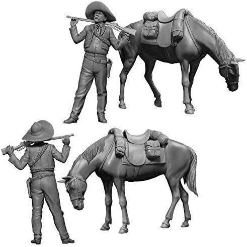 Kits de modelos de plástico para construir para adultos -Bounty Hunter - Serie de miniaturas de la Guerra Civil