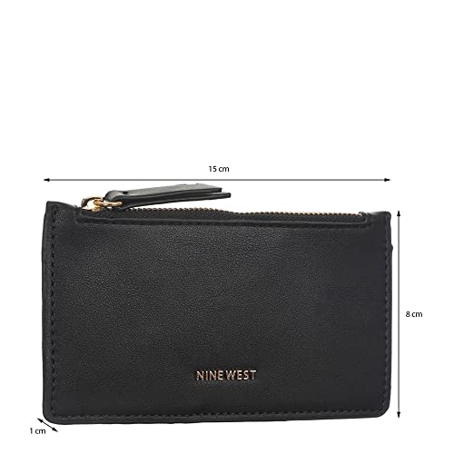 Nine West Womens Lawson Coin Card Case, Black, One Size Us #TOP4