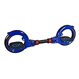 VecanPro X8 Skatecycle 2 Two Wheels Skate Board Two Parts Roller Foldable Drift Skateboard stunt scooter for Extreme Sports (blue)