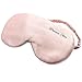 100% Mulberry Silk Soft Sleep Eye Mask JuveTex Beauty Wrinkle shade Cover Pink and White