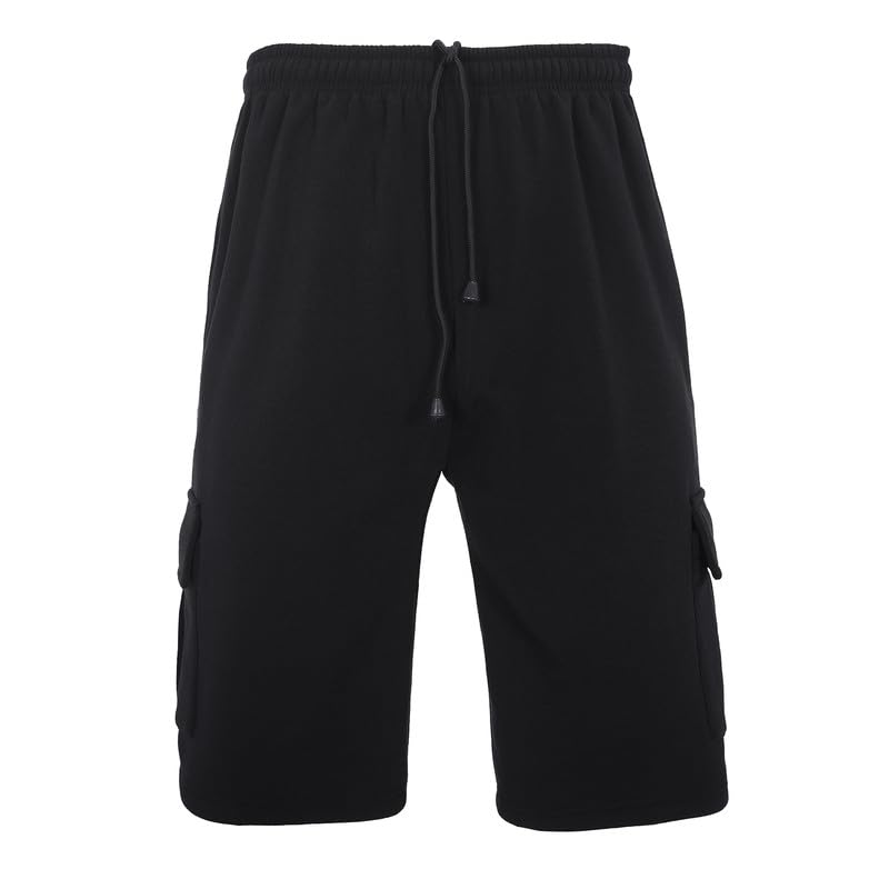 Mens Running Workout Shorts Lightweight Fleece Casual Athletic Gym Tennis Training Basketball Cargo Shorts
