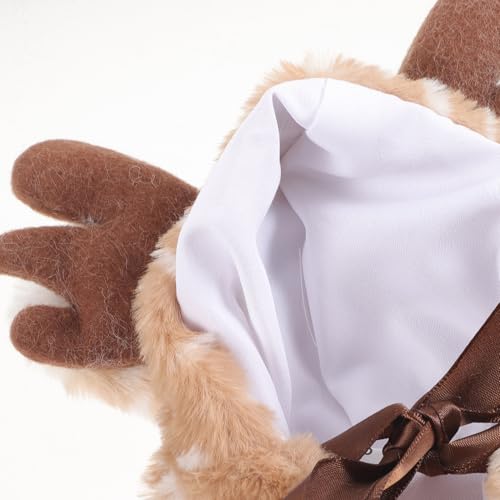 Disfraz para perros con capa de reno Toyvian miniatura 7