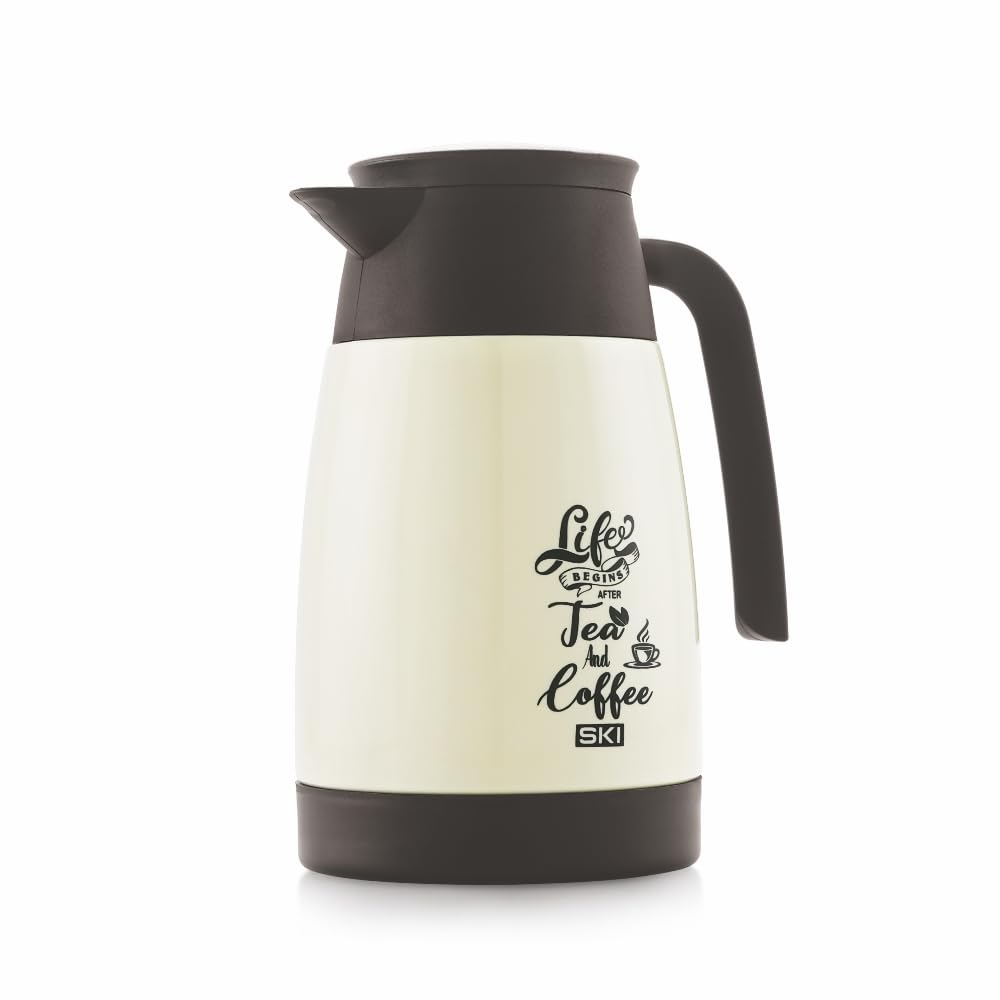 SKI Costa Insulated Stainless Steel Thermos Flask for Tea, Coffee, Any HOT Beverages-2000ML (B0CJNX5399) Amazon Price History, Amazon Price Tracker