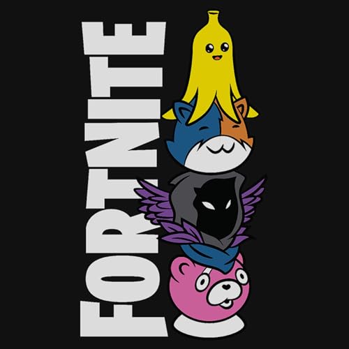 Girl's Fortnite Cute Characters Logo T-Shirt2
