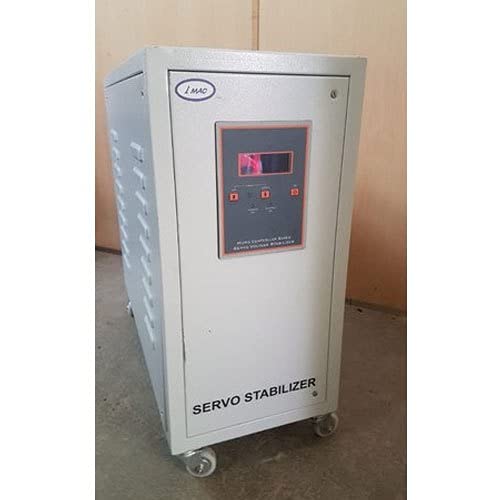 IMAC 15 kVA Three Phase Servo Voltage Stabilizer For Home and Industrial Use