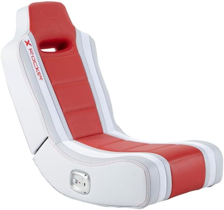 X Rocker Hydra 2.0 Floor Rocker Gaming Kinder Sessel mit 2.0 Audiosystem - Rot