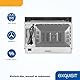 Exquisit EMW 2539.1 HI EMW2539HI Einbau-Mikrowelle, Edelstahl, 25 liters, Inoxlook