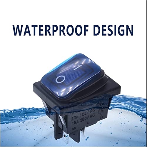 Interrupteur d'alimentation de commande imperméable pour tableau de bord - 4