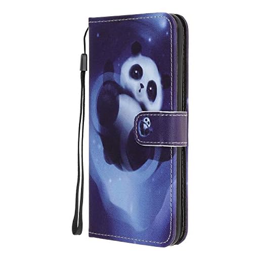 Smalt plånboksfodral iPhone 6S Plus/6 Plus 5.5" panda