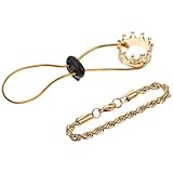 Abaodam Kleine Reptilienkrone mit Halskette Cosplay Accessoire für Bartagamen Kleintiere Leichtes Komfortables Material Feststehend Dekoration für Haustierfotos und Festtage