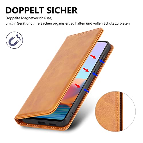 Étui de protection Note 10 Pro anti-choc avec porte-cartes en cuir - 6