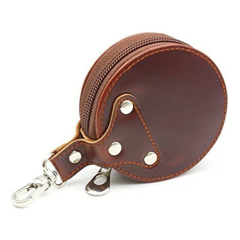 PU Leather Camera Peripheral Storage Case for Small Filters, Lens Cap, TF Memory Card Organizer (72mm) Cover