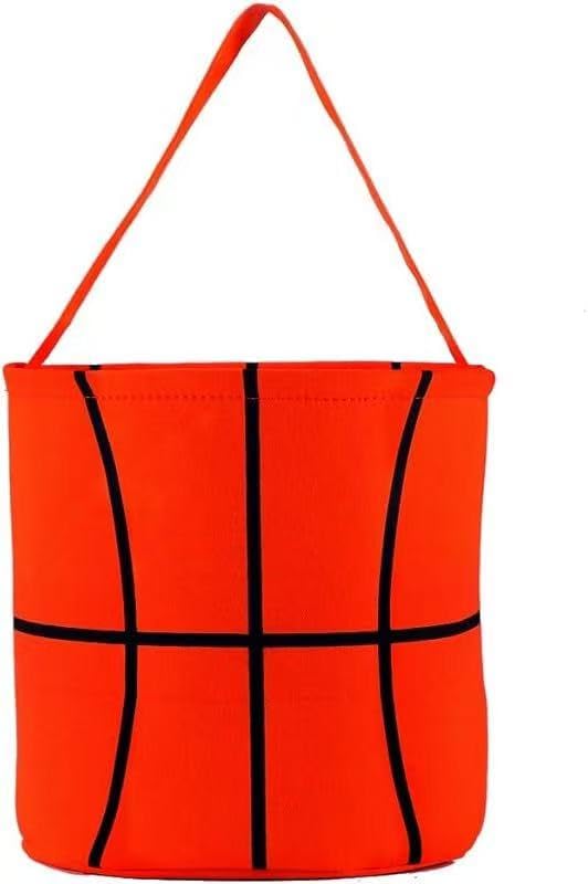 Image of XinblueCo Baseball Basket Easter Baskets for Canvas Easter Egg Hunt Baskets