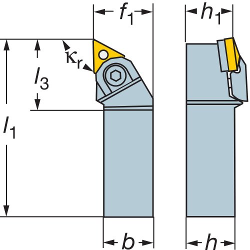 Sandvik Coromant N123E15 Corocut A2 - 21 1 - 2