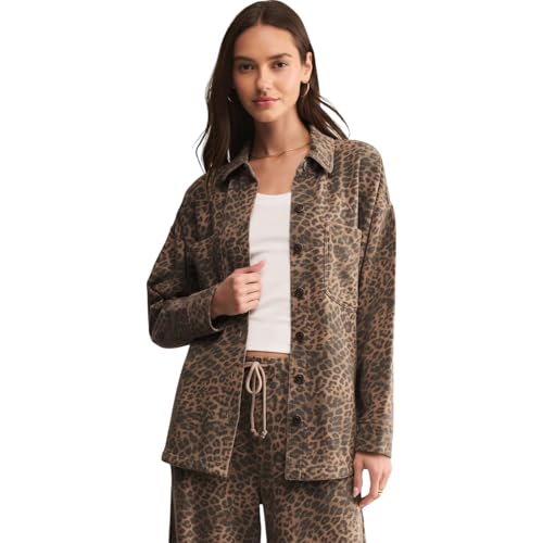 Z SUPPLY Women's All Day Leopard Jacket