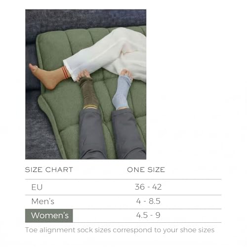 Image of Toe Separator Socks,Foot Alignment Sock for Health Care, Pain Relief, Bunion Corrector, Breathable Toe Socks