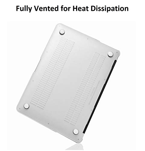 Image of Midkart Hard Shell Plastic Case Cover Compatible with MacBook Pro 15 Inch with Retina Display (Model A1398, Old Version, Release 2015-2012) with Silicon Key Guard & Dust Plugs, Matte Frost ICY White