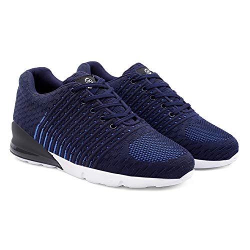 Image of Men's 3 Inch Hidden Height Increasing /Elevator Mesh Material Sports Running Casual Sneakers Lace-Up Shoe