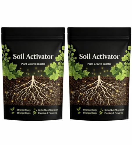Image of Soil Activated Treasure Plant Growth Booster | Improves Soil Quality & Root Support | Suitable for Indoor & Outdoor Plants | for Pots, Gardens & Home Plants | Easy to Use 100g (2 Piece)