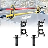 Hornet Outdoors Can Am Defender Commander Tool Rack Carrier Hooks Polished Aluminum CA-3018