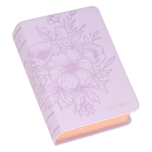 Compare Textbook Prices for KJV Holy Bible, Compact Large Print Vegan Leather Red Letter Edition - Ribbon Marker, King James Version, Purple KJV Compact LP Editions ISBN 9781639529827 by Christian Art Publishers
