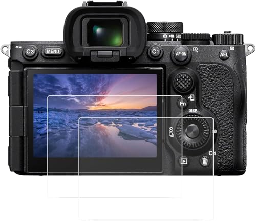 Image of M.G.R.J Tempered Glass Screen Protector for Sony A7V, A7 V, A7R V, A1 II, A9 III, A7R5, A7M5, A1M2, A9M3 Camera (Pack of 2)