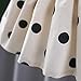 Summer New Girls Polka Dot Suspender Dress + Panties + Sun Hat Fashion 3 Piece Set Cute Baby Girl (White, 18-24 Months)
