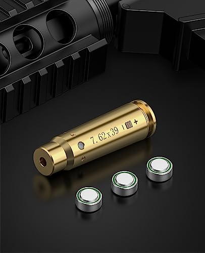 Image of CVLIFE Bore Sight Laser 223 5.56mm /9mm /.243.308 /12Gauge /7.62x39mm /.45acp Red Laser Bore Sighter with Batteries