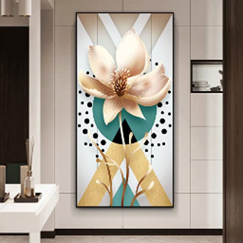 Toile mur art peinture nordique moderne grand format 60x120cm