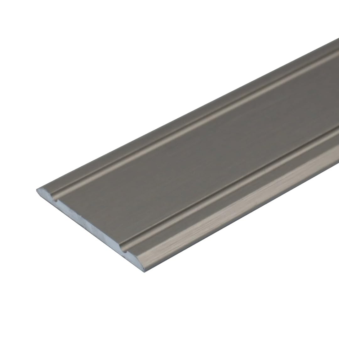 Cayrus A02 30Mm Anodised Aluminium Flat Door Threshold Strip - Inox, 0.93M
