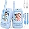 Hangrui Talkie Walkie Enfants avec Vidéo & HD Caméra,Lot de 2 Talkies-Walkies Rechargeable,Portée 100-400m,4 Modes de Voix Changée, Cadeaux Jouets de Plein air pour Enfants de 3 à 12 Ans (Bleu + Bleu)