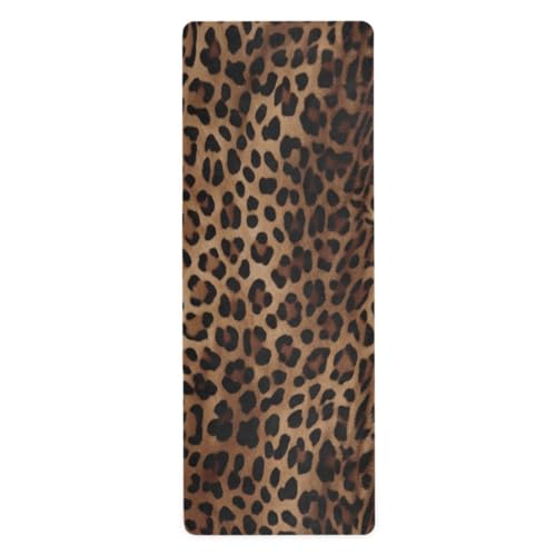 Tapis de yoga antidérapant gym pilates entraînement à la maison caoutchouc naturel