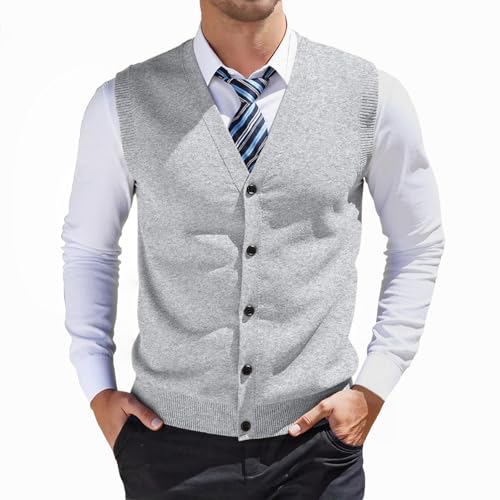 Gilet en tricot tendance homme haut confortable pour mi-saison