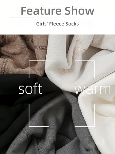 Girls Winter Tights Fleece lined warm kids bottomed leggings for 2-10 years4