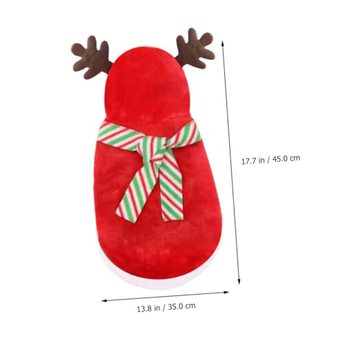 Disfraz Navideño para Perro con Bufanda Talla L miniatura 2