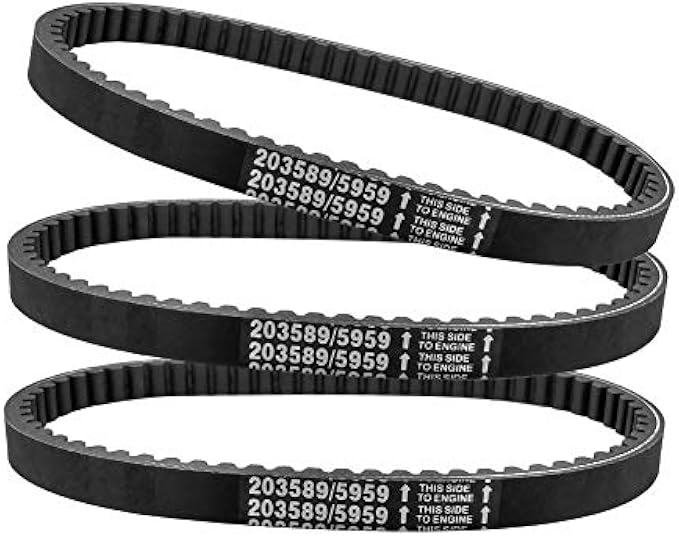 3 Pack of Drive Belt for 30 Series Go Kart Torque Converter Drive Belt Replaces Manco 5959 / Comet 203589