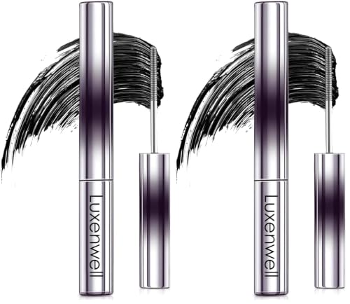 Image of 3D Curling Eyelash Mascara | Lash Extension Safe Makeup Long Lasting Waterproof Iron Mascara For Thickening Softer Fuller Lashes (Pack of 2)