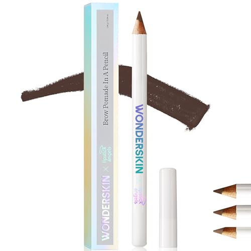 Wonderskin Augenbrauenstift – Anspitzbarer Augenbrauenstift Für Natürlich Aussehende Augenbrauen, Braunes Augen-Make-Up, Langanhaltende Augenbrauenpomade (Dunkles Braun)