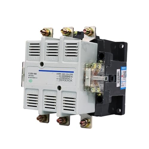 Contacteur CA triphasé CJ20-160 avec bobine 380V pour commande industrielle de puissance 160A