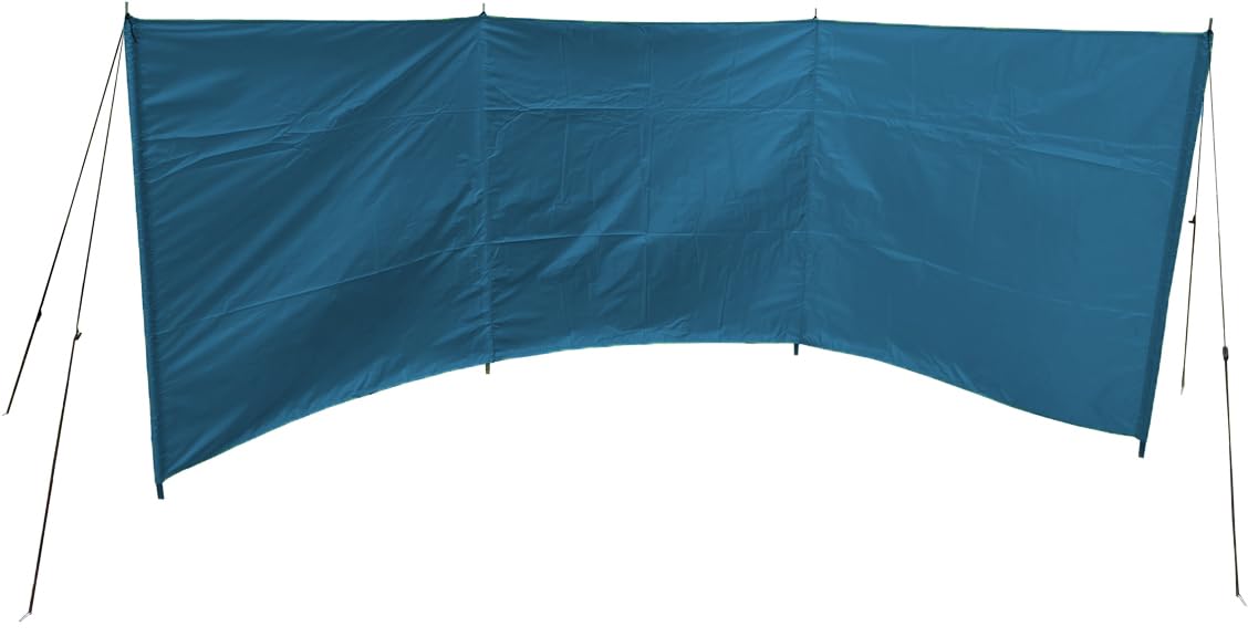 C.A.O. - Paravent 4 m en Polyester - Couleur Bleu - Longueur 3,80 m - Hauteur 1,35 m